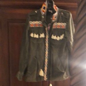 Gorgeous green  velvet jacket